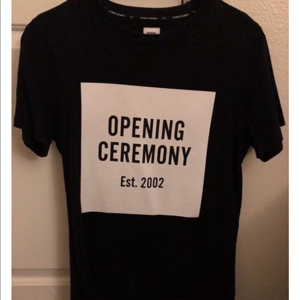 Opening Ceremony black T-shirt